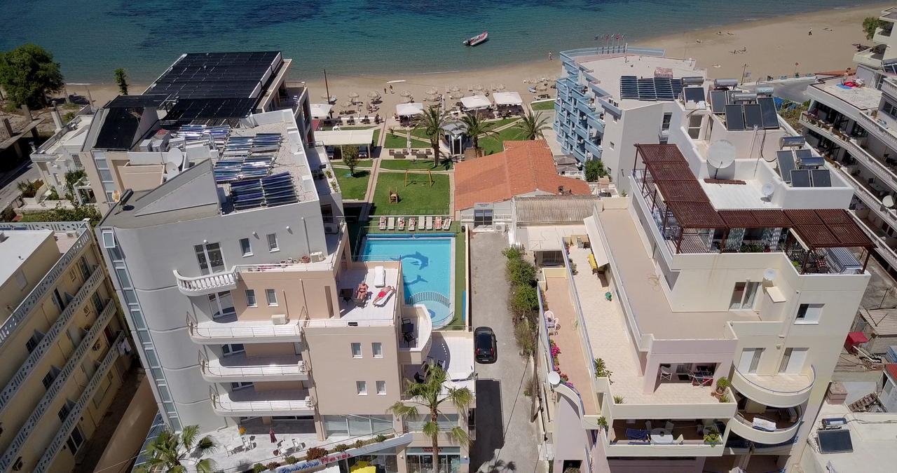 Christina Beach Hotel Chania  Ngoại thất bức ảnh